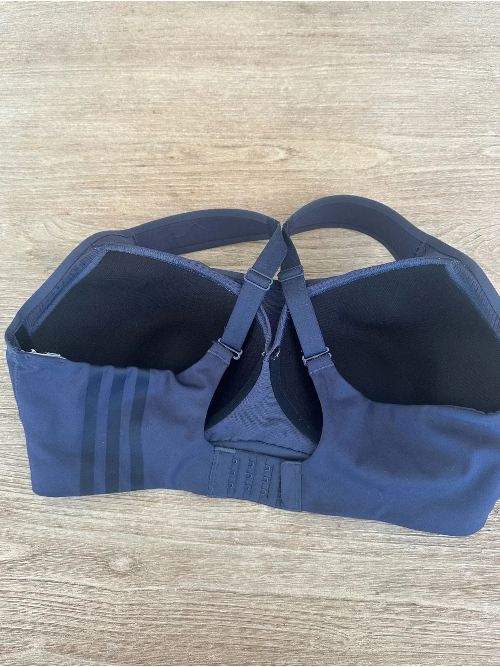 Adidas‎ Women's Tailored High Support Sports Bra  Shadow Navy Size L D-DD
